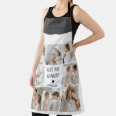 Moderne collage fotoliefhebbers opa beste cadeau schort (Insitu)