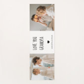 Moderne collage fotoliefhebbers opa beste cadeau yogamat (Voorkant)