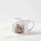 Moderne collage foto's en beste familie ooit espresso kop (Rechts)