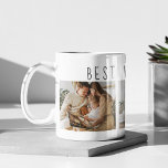 Moderne collage foto's en beste familie ooit mok<br><div class="desc">Introductie van de Modern Collage Photo & Best Family Ever Text Gift, een unieke en gepersonaliseerde manier om de liefde en vreugde van uw familie te vieren. Dit speciale geschenk combineert de schoonheid van een aangepaste fotocollage met een oprechte boodschap aan creëer een memorabele aandenken die nog jaren zal worden...</div>