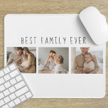 Moderne collage foto's en beste familie ooit muismat<br><div class="desc">Introductie van de Modern Collage Photo & Best Family Ever Text Gift, een unieke en gepersonaliseerde manier om de liefde en vreugde van uw familie te vieren. Dit speciale geschenk combineert de schoonheid van een aangepaste fotocollage met een oprechte boodschap aan creëer een memorabele aandenken die nog jaren zal worden...</div>