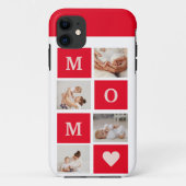 Moderne collage foto's en beste mam ooit cadeautje Case-Mate iPhone case (Achterkant)