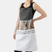 Moderne collage foto's en beste pap ooit cadeautje schort (Insitu)