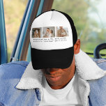 Moderne collage foto's en beste pap ooit cadeautje trucker pet<br><div class="desc">Moderne Collage Foto & Gray Best Pap Ever Gift is een doordacht en uniek cadeauidee voor elke vader die van fotografie houdt en persoonlijke cadeaus waardeert. Al met al is dit cadeau een perfecte manier om Vaderdag, verjaardagen of andere speciale gelegenheden voor je vader te vieren. Het is een doordacht...</div>