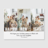 Moderne collage foto's en gelukkig nieuwjaar (Voorkant)