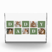 Moderne collage foto's en Happy Fathers Day Gift (Voorkant)