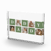 Moderne collage foto's en Happy Fathers Day Gift (Rechts)