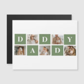 Moderne collage foto's en Happy Fathers Day Gift (Voorkant / Achterkant)