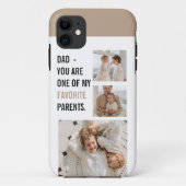 Moderne collage foto's en Happy Fathers Day Gift Case-Mate iPhone Case (Achterkant)