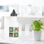 Moderne collage foto's en Happy Fathers Day Gift Waterfles<br><div class="desc">Een moderne collagefoto is een creatieve manier om een speciaal iemand in je leven, zoals je vader, op Vaderdag te vieren en te eren. Het gaat om het samenstellen van verschillende foto's en het op een visueel aantrekkelijke manier ordenen van deze foto's tot een samenhangende en betekenisvolle compositie van creëer....</div>