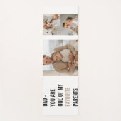 Moderne collage foto's en Happy Fathers Day Gift Yogamat (Voorkant)