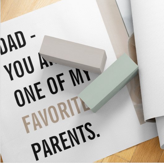 Moderne collage foto's en Happy Fathers Day Gift Yogamat