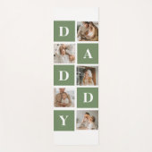 Moderne collage foto's en Happy Fathers Day Gift Yogamat (Voorkant)