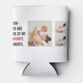 Moderne collage foto's en Happy Mothers Day Gift Blikjeskoeler (Voorkant)
