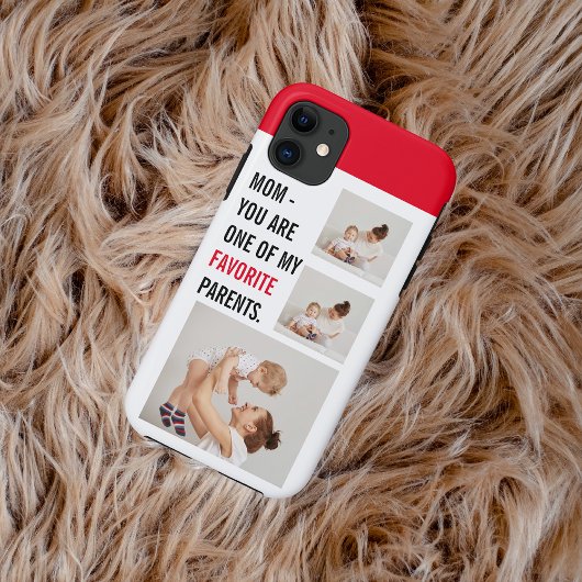 Moderne collage foto's en Happy Mothers Day Gift Case-Mate iPhone Case