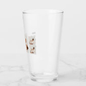 Moderne collage foto's en Happy Mothers Day Gift Glas (Links)