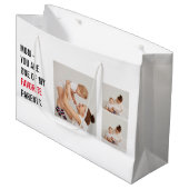 Moderne collage foto's en Happy Mothers Day Gift Groot Cadeauzakje (Voorkant Gekanteld)