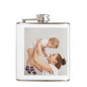 Moderne collage foto's en Happy Mothers Day Gift Heupfles (Voorkant)