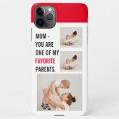 Moderne collage foto's en Happy Mothers Day Gift iPhone Hoesje (Achterkant)