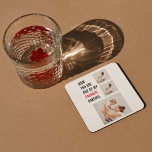 Moderne collage foto's en Happy Mothers Day Gift Kartonnen Onderzetters<br><div class="desc">Moderne Collage Photo & Text Happy Mothers Day Gift. Beste persoonlijke cadeautjes voor Moederdag,  vrouwendag of mam. Verrassend mam met een cadeau dat net zo geweldig is als zij.</div>