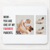 Moderne collage foto's en Happy Mothers Day Gift Muismat (Voorkant)