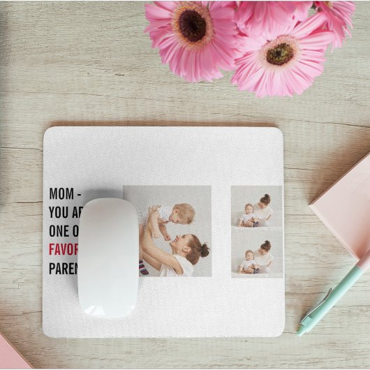 Moderne collage foto's en Happy Mothers Day Gift Muismat