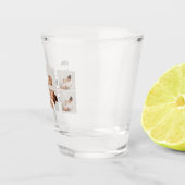 Moderne collage foto's en Happy Mothers Day Gift Shot Glas (Rechts)