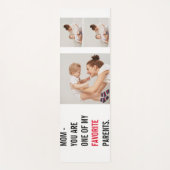 Moderne collage foto's en Happy Mothers Day Gift Yogamat (Voorkant)