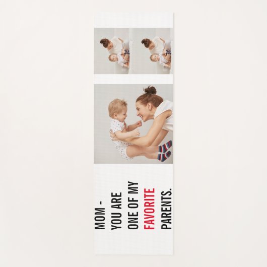 Moderne collage foto's en Happy Mothers Day Gift Yogamat (Voorkant)