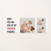 Moderne collage foto's en Happy Mothers Day Gift Yogamat (Voorkant (horizontaal))