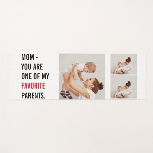 Moderne collage foto's en Happy Mothers Day Gift Yogamat (Voorkant (horizontaal))