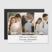 Moderne collage foto's en Happy Valentines Day (Voorkant / Achterkant)