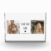 Moderne collage foto's en liefde van je vader Gift (Voorkant)