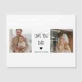 Moderne collage foto's en liefde van je vader Gift (Voorkant)