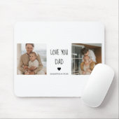 Moderne collage foto's en liefde van je vader Gift Muismat (Met muis)