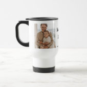 Moderne collage foto's en liefde van je vader Gift Reisbeker (Links)