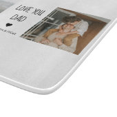 Moderne collage foto's en liefde van je vader Gift Snijplank (Hoek)