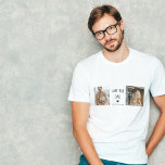 Moderne collage foto's en liefde van je vader Gift T-shirt<br><div class="desc">Een cadeau van 'Love You Dad' is een cadeau dat je liefde en waardering voor je vader uitdrukt. Dit kan vele vormen aannemen,  van sentimentele keepsakes tot praktische zaken die hij zal gebruiken en waarderen.</div>