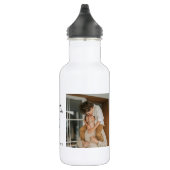 Moderne collage foto's en liefde van je vader Gift Waterfles (Rechts)