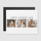 Moderne collage foto's & Happy Fathers Day Best Gi (Voorkant / Achterkant)