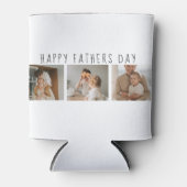 Moderne collage foto's & Happy Fathers Day Best Gi Blikjeskoeler (Voorkant)