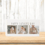 Moderne collage foto's & Happy Fathers Day Best Gi Houten Kist Print<br><div class="desc">Een moderne collage foto kan een perfect cadeau voor Vaderdag zijn. Dit unieke en creatieve cadeauidee impliceert het combineren van verschillende foto's van jou en je vader en het organiseren van deze foto's op een visueel aantrekkelijke manier. Het is een uitstekende manier om je vaders leven te vieren en de...</div>