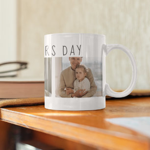 Moderne collage foto's & Happy Fathers Day Best Gi Koffiemok