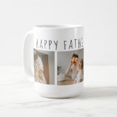 Moderne collage foto's & Happy Fathers Day Best Gi Koffiemok (Voorkant links)