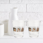 Moderne collage foto's & Happy Fathers Day Best Gi Shot Glas<br><div class="desc">Een moderne collage foto kan een perfect cadeau voor Vaderdag zijn. Dit unieke en creatieve cadeauidee impliceert het combineren van verschillende foto's van jou en je vader en het organiseren van deze foto's op een visueel aantrekkelijke manier. Het is een uitstekende manier om je vaders leven te vieren en de...</div>