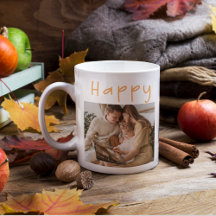 Moderne collage foto's & Happy Thanksgiving