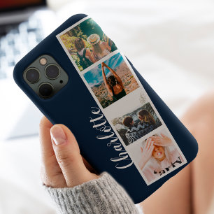 Moderne collage foto's raster voor 4 foto's op mar Case-Mate iPhone case
