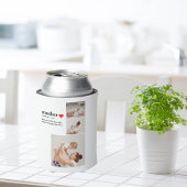 Moderne collage foto's & tekst rood hart moedercad blikjeskoeler