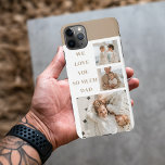 Moderne collage foto's & we houden van papa-cadeau iPhone 11Pro max hoesje<br><div class="desc">"We Love Dad" geschenken zijn doordachte en hartverwarmende cadeaus die de liefde en waardering voor vaders vieren. Deze geschenken worden vaak gegeven op speciale gelegenheden zoals Vaderdag, verjaardagen of elke dag die u wilt om dankbaarheid uit te drukken voor de liefde en steun van uw vader. Er is een breed...</div>