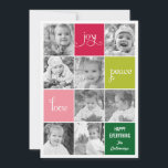 Moderne Collage Holiday-fotokaarten Feestdagenkaart<br><div class="desc">Ontwerp door PAPER GIRL © www.papergirlstore.com</div>